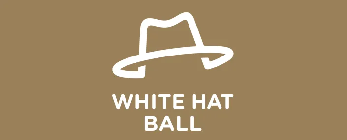 Logo for the white hat ball